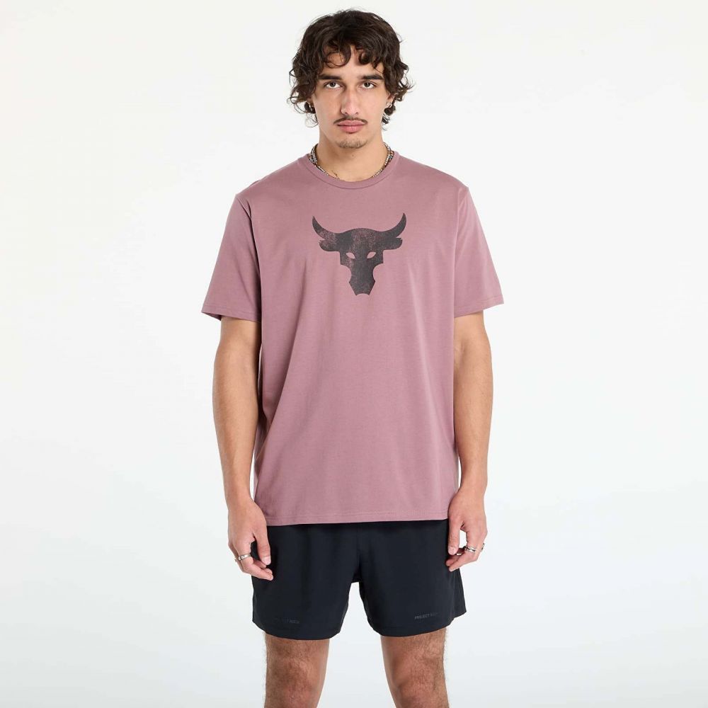 Tričko Under Armour Project Rock Brahma Bull SS Tee Maroon M