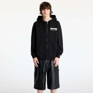 Mikina Thrasher Magazine Logo Zip Hood Black L