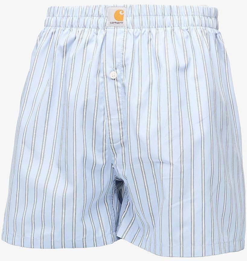 Trenírky Carhartt WIP Cotton Boxer Grimsby Stripe/ Blue Fog XS