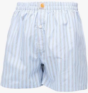 Trenírky Carhartt WIP Cotton Boxer Grimsby Stripe/ Blue Fog XS