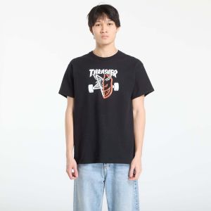 Tričko Thrasher x Spitfire Thrash & Burn T-Shirt Black XL