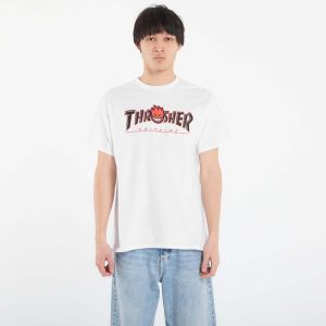 Tričko Thrasher x Spitfire Big Head Outline T-Shirt White M