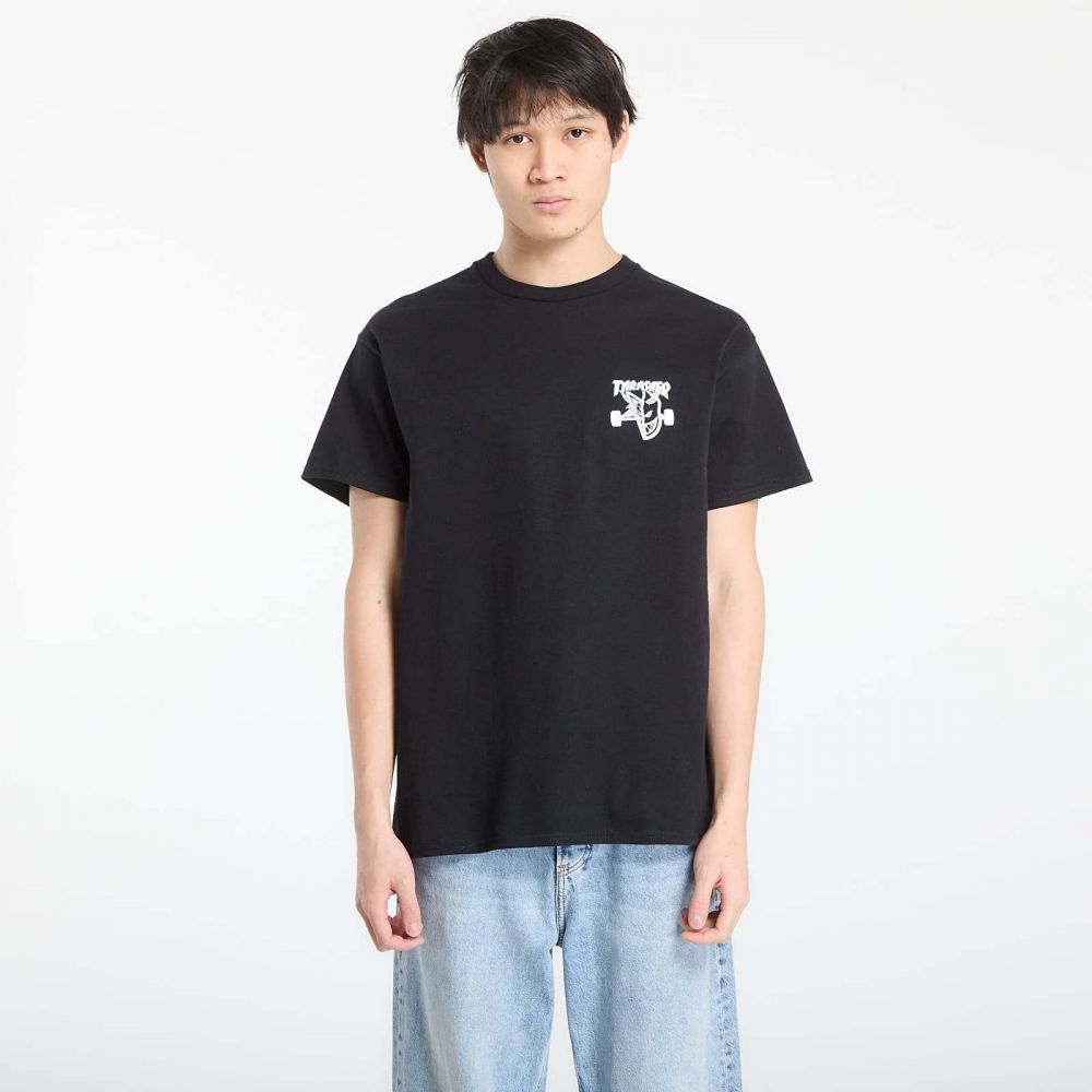 Tričko Thrasher x Spitfire Classic Swirl T-Shirt Black M