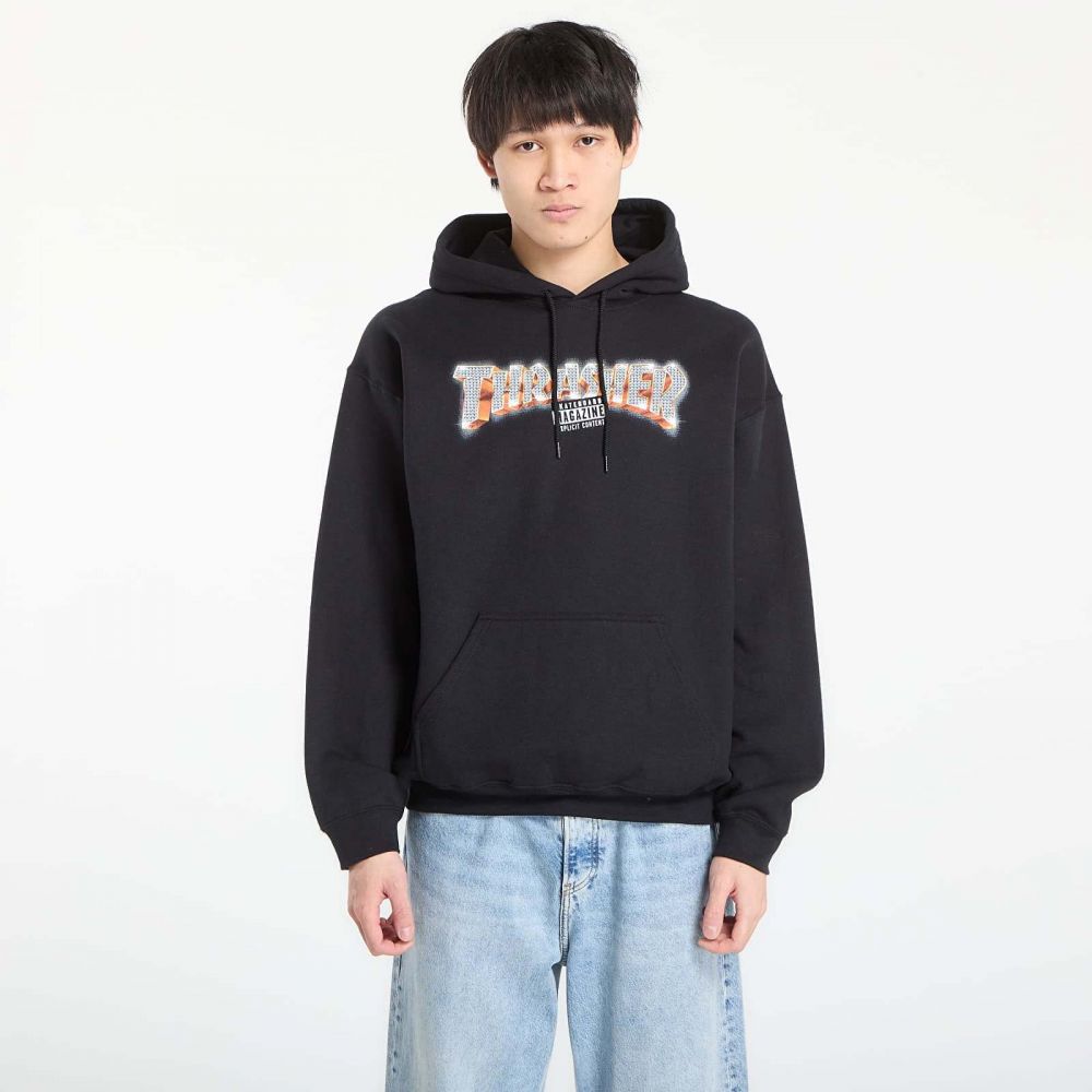Mikina Thrasher Explicit Hoodie Black M