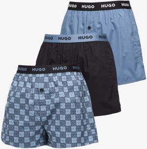 Boxerky Hugo Boss B-Woven Boxer 3-Pack Multicolor XXL