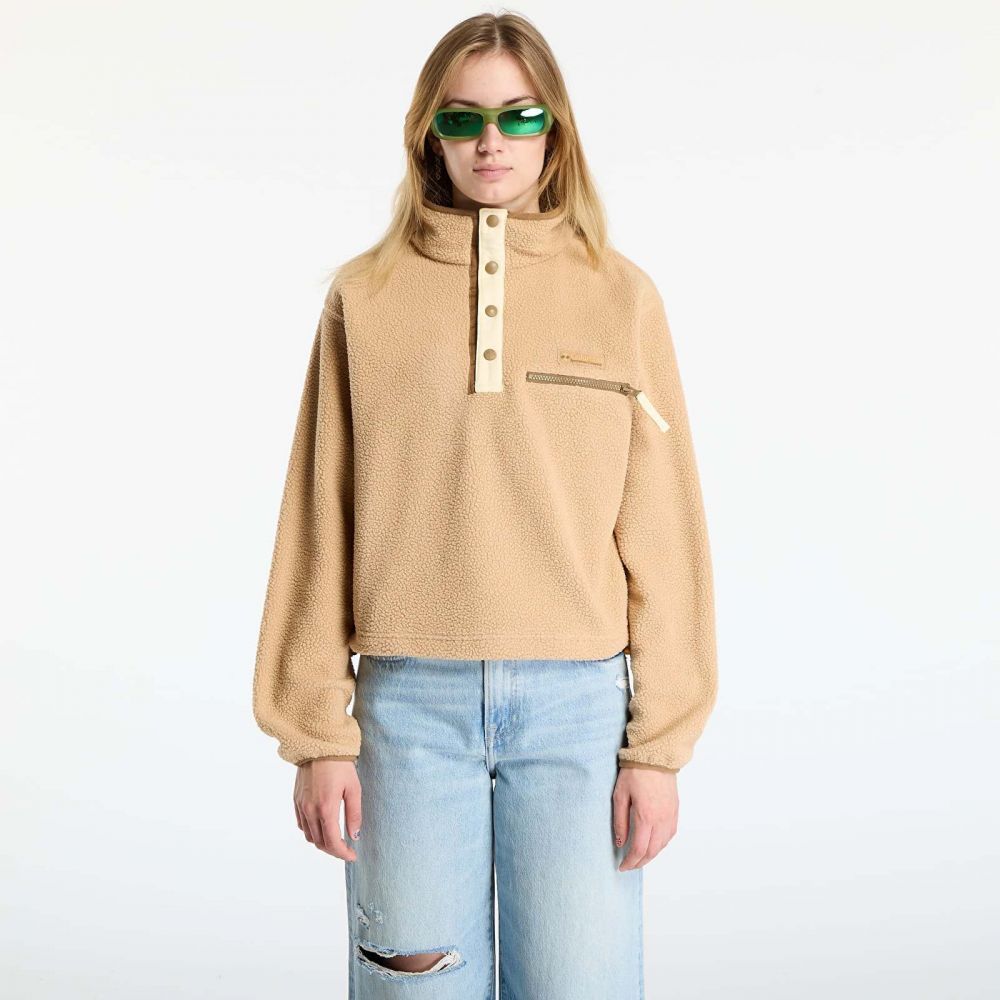 Mikina Columbia Helvetia™ II Cropped Half Snap Fleece Canoe XS