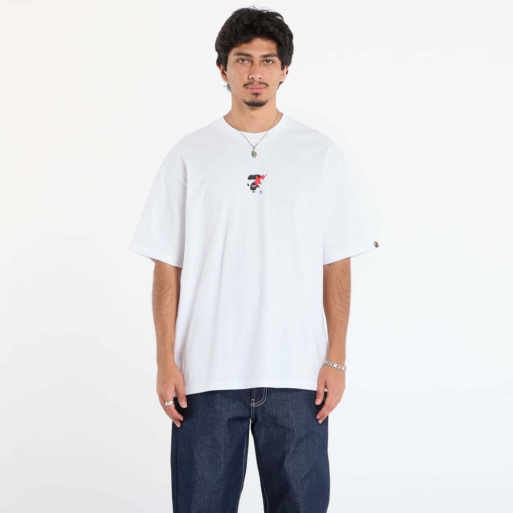Tričko A BATHING APE Bape Sta Ape Face Relaxed Fit Tee White M