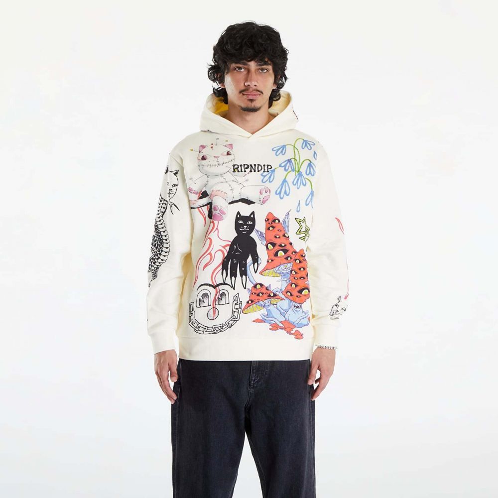 Mikina RIPNDIP Travis Hoodie Off White S