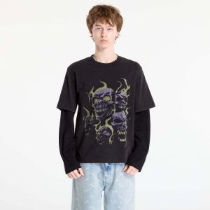 Tričko Wasted Paris M Skull T Age Faded Black/ Black M