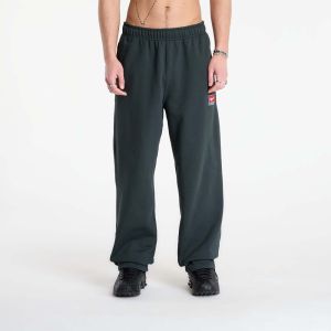 Tepláky Nike Solo Swoosh Men's Fleece Open-Hem Pants Black Spruce/ White L