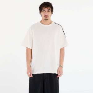 Tričko Y-3 Raw Edge 3 Stripes Short Sleeve T-Shirt Chalk White XS