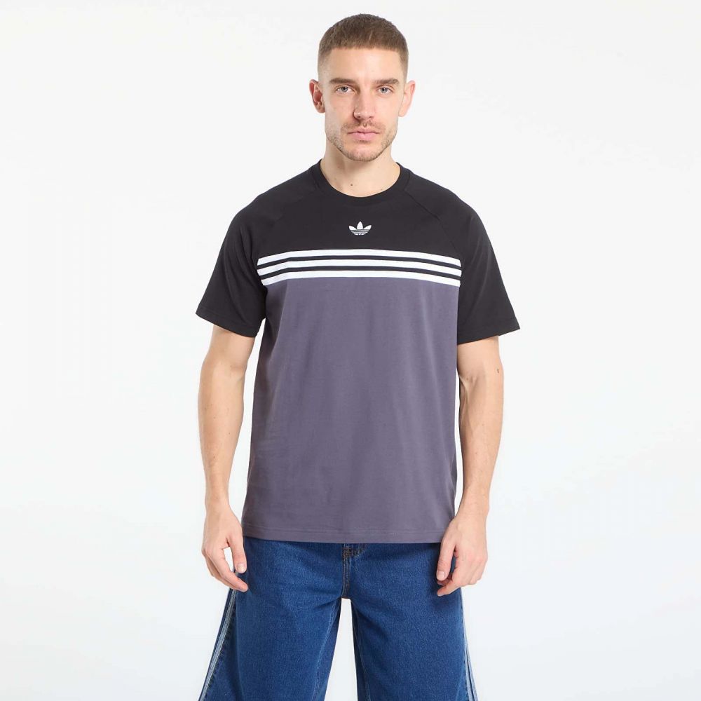 Tričko adidas Chest Stripes T-Shirt Aurora Onix M