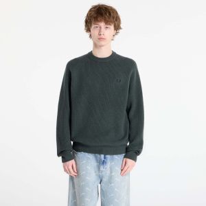 Sveter FRED PERRY Lambswool Raglan Jumper Court Green M