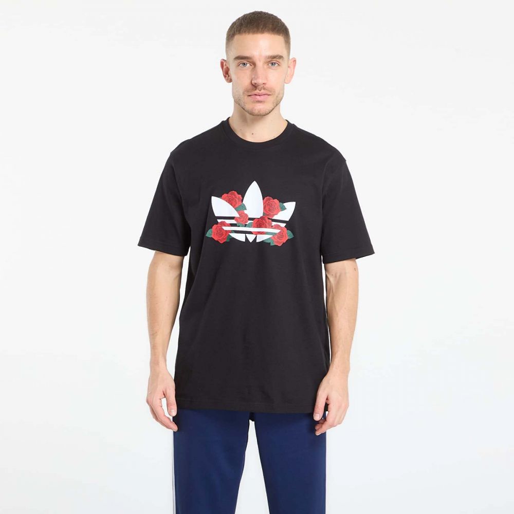 Tričko adidas Trefoil Series Roses Black L