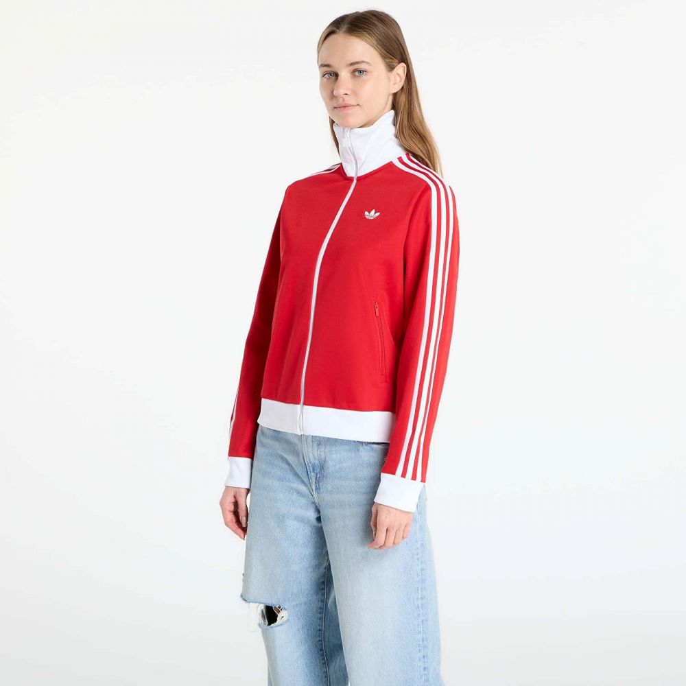 Mikina adidas Classic Tt Better Scarlet/ White S