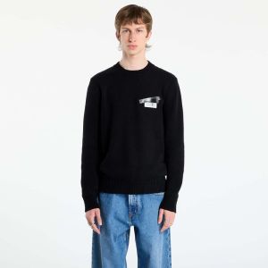 Sveter MM6 Maison Margiela Numeric Logo Crewneck Black S