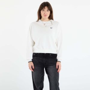 Mikina FRED PERRY Tipped Sweatshirt Snow White 34
