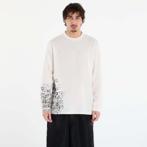 Tričko Y-3 Gfx Long Sleeve T-Shirt Chalk White XS