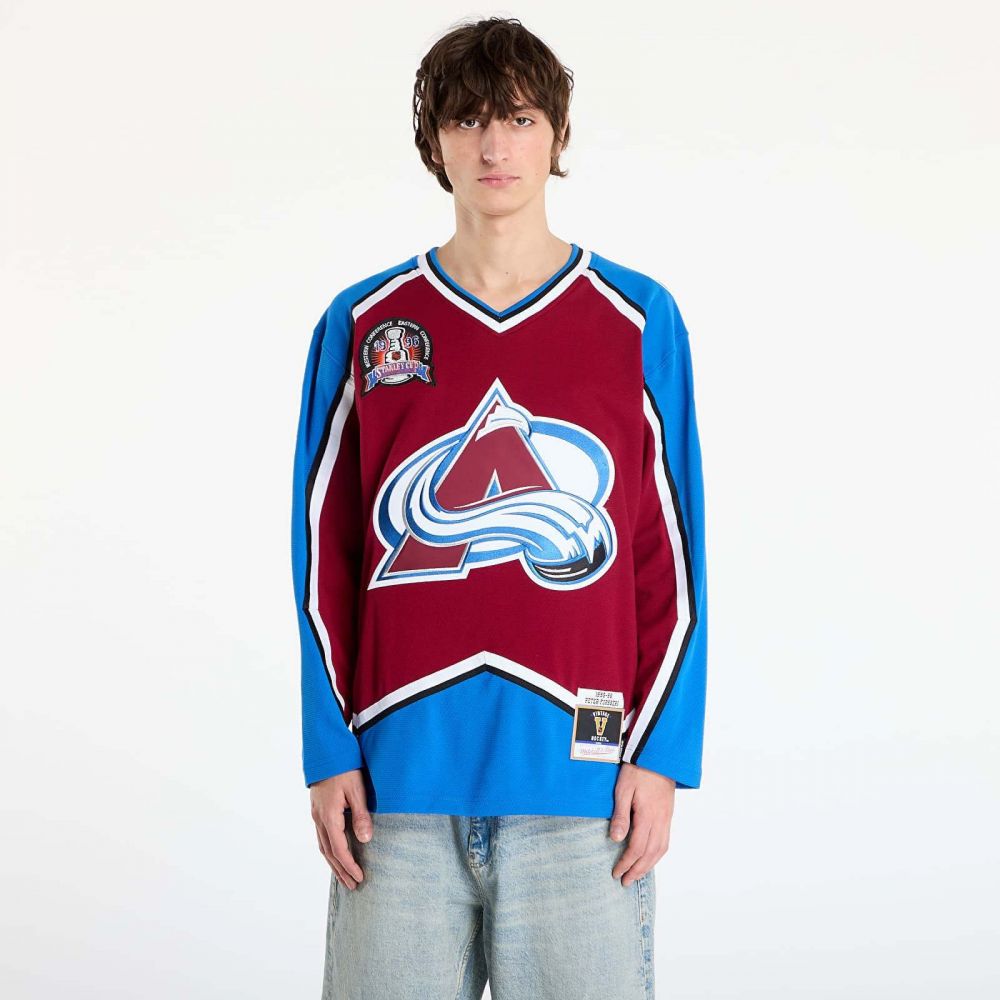 Tričko Mitchell & Ness NHL Dark Jersey Avalanche 1995 Peter Forsberg Maroon XL