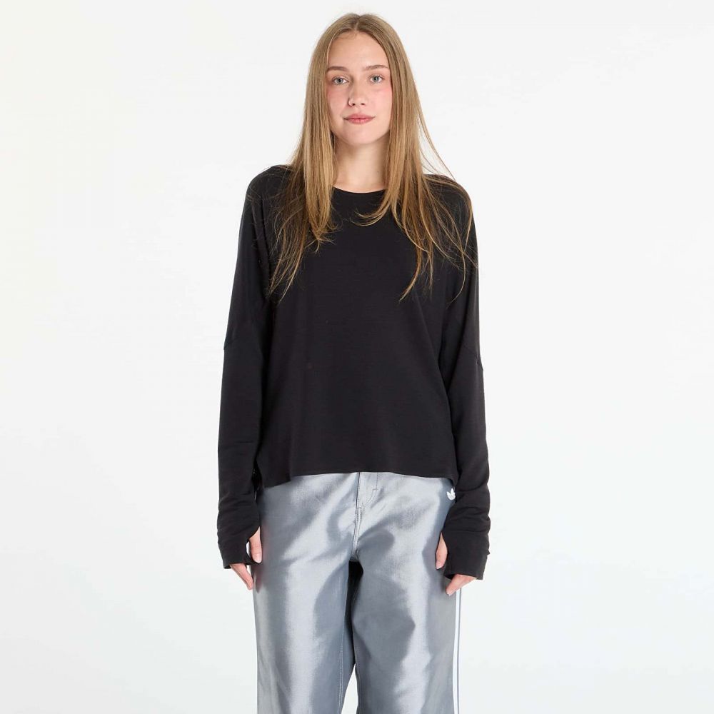 Tričko Y-3 W Running Long Sleeve T-Shirt Black XS/30