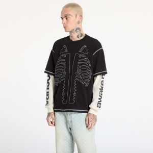 Tričko Awake NY Vanson Bones Waffle T-Shirt Black M