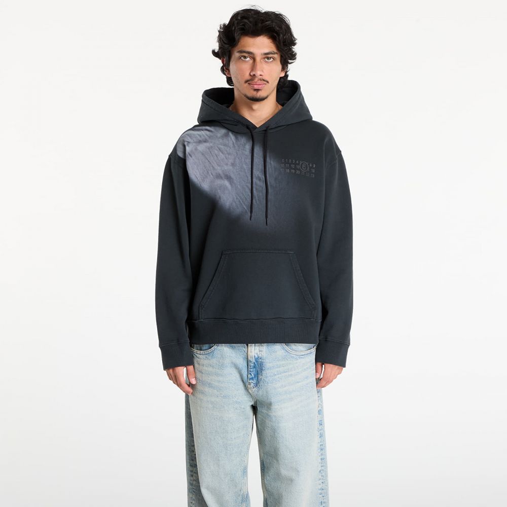 Mikina MM6 Maison Margiela Sweatshirt Washed Black M