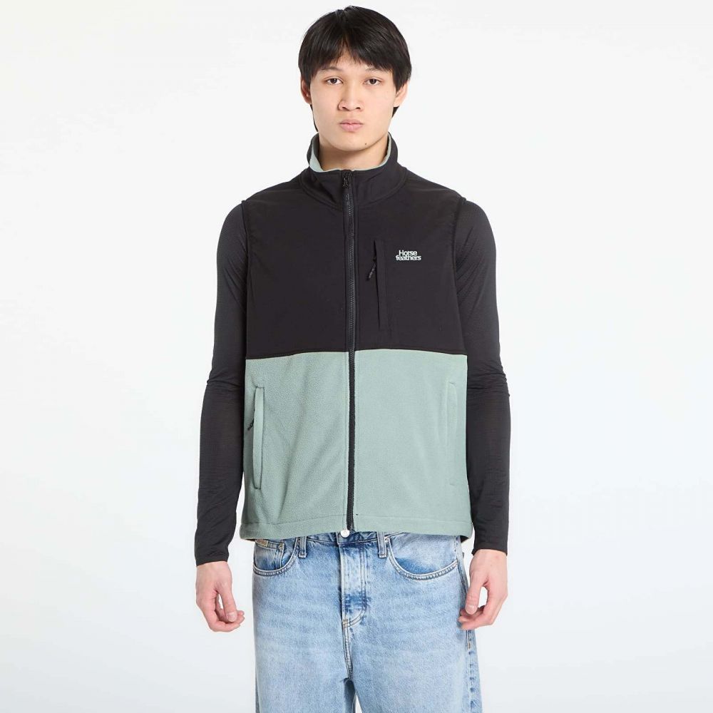 Vesta Horsefeathers Duval Fleece Vest Iceberg Green XL