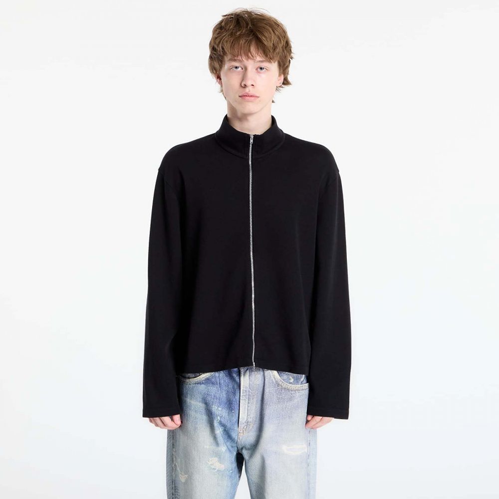 Mikina OUR LEGACY Shrunken Fullzip Black Athletic Rib 50