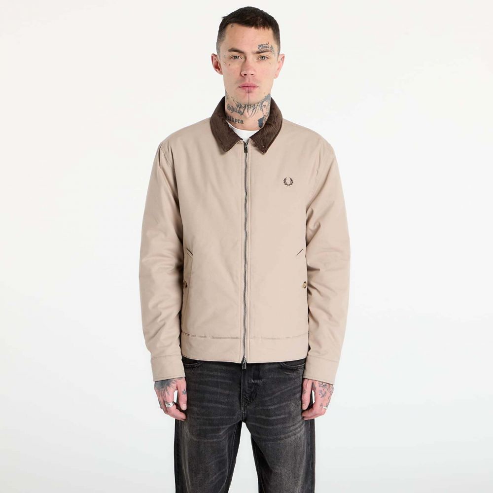 Bunda FRED PERRY Cotton Caban Jacket Warm Oat XL