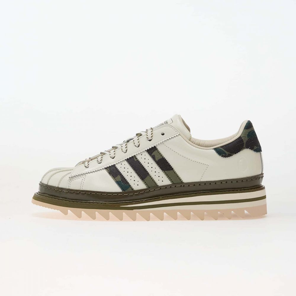 Tenisky adidas Clot X Bape® Superstar By Edison Chen Off White/ Branch/ Olive Cargo EUR 39 1/3