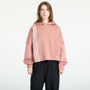 Mikina adidas Off Placed 3-Stripes Hoodie Warm Clay M