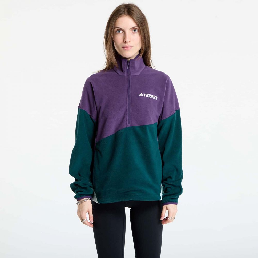 Bunda adidas Terrex Multi Climawarm Fleece Anorak Aurora Plum XS