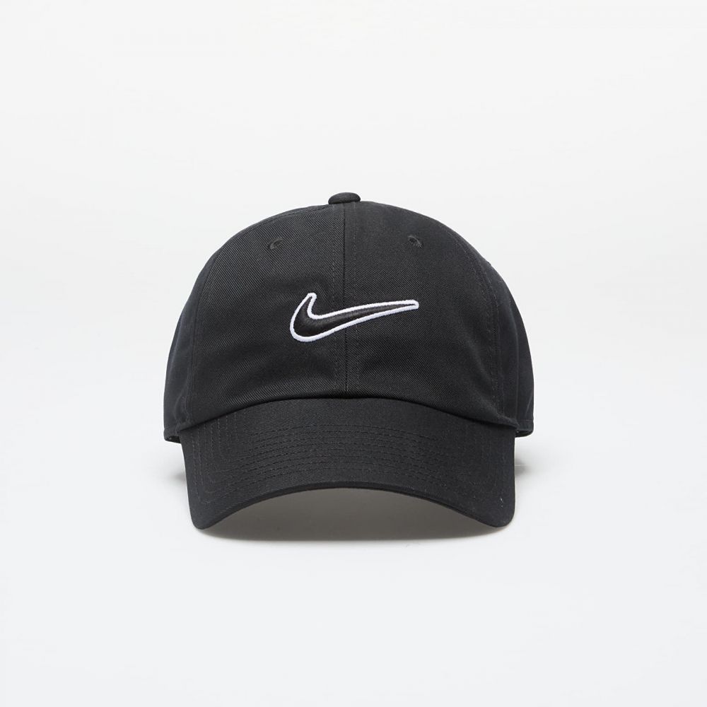 Šiltovka Nike Club Unstructured Swoosh Cap Black/ Black Universal