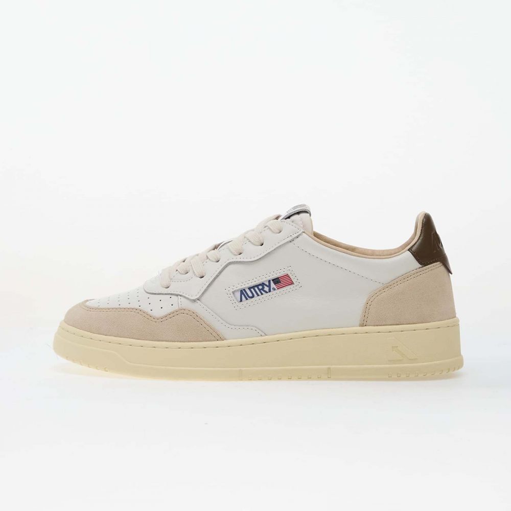 Tenisky Autry Medalist Low Man Leat/ Suede White/ Teak EUR 45