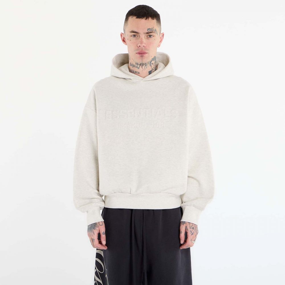 Mikina Fear of God Essentials Classic Hoodie Oatmeal Heather S