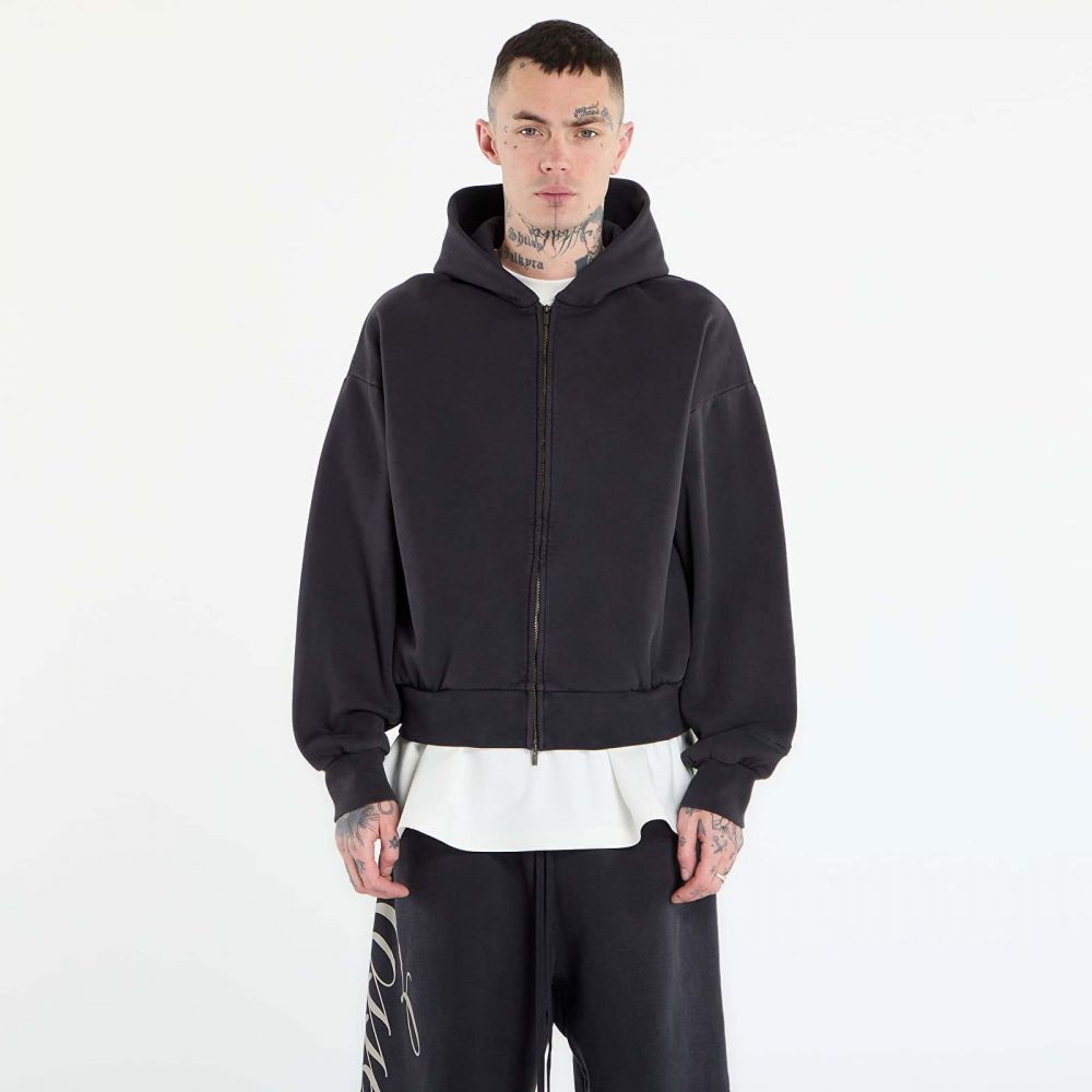 Mikina Fear of God Essentials Classic Full Zip Hoodie Vintage Black L