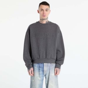 Mikina Fear of God Essentials Classic Crewneck Sweatshirt Charcoal Heather S
