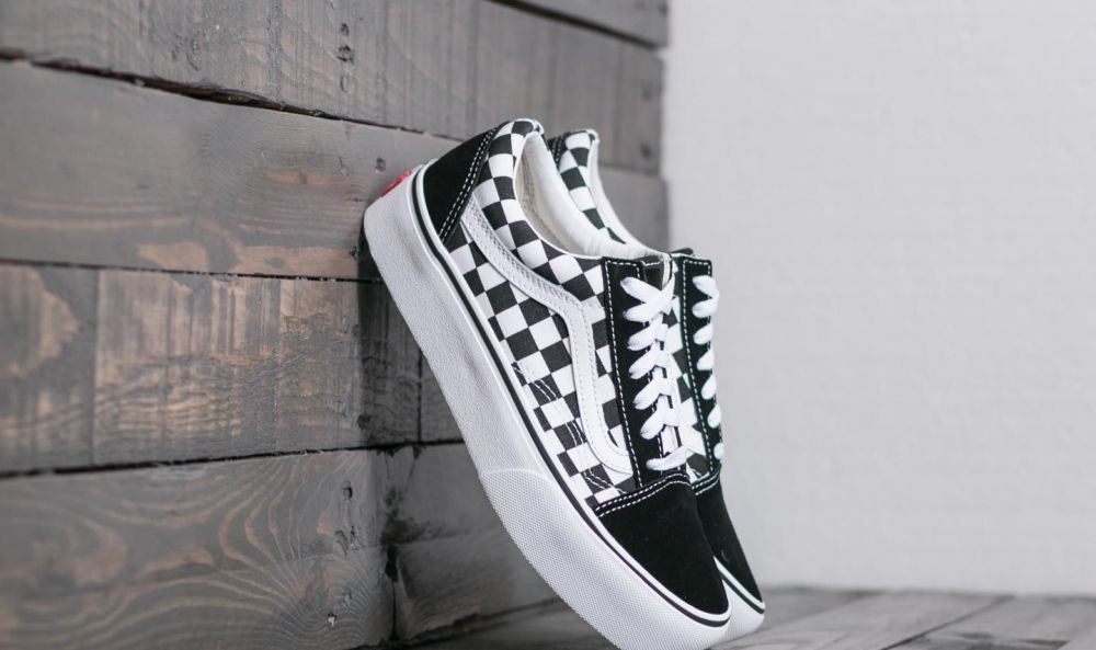 checkerboard old skool platform