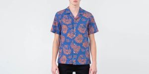 WOOD WOOD Brandon Shirt Tourist Blue