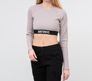 Nike Sportswear Longsleeve Crop Top Pumice