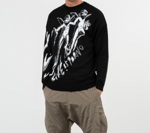LIFE IS PORNO xxx Footshop Sweater Black