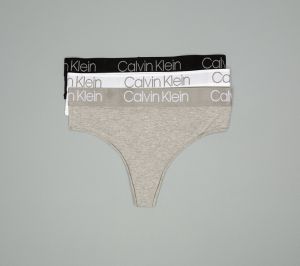 Calvin Klein 3 High Waisted Thongs Multicolor