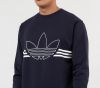 adidas Outline Fleece Crewneck Legend Ink/ White galéria