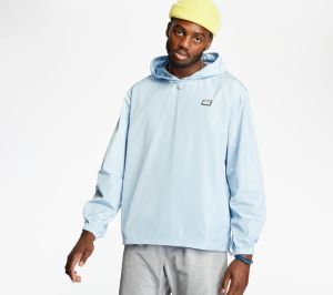 LIFE IS PORNO Windbreaker Jacket Baby Blue