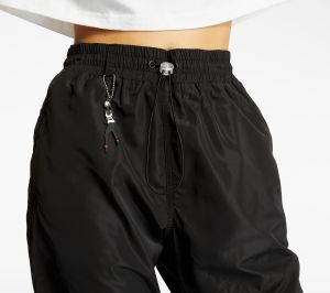 LIFE IS PORNO Women's Pants Black