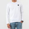 Comme des Garçons PLAY Long Sleeve Tee White galéria