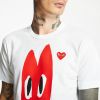 Comme des Garçons PLAY Tee White/ Red galéria