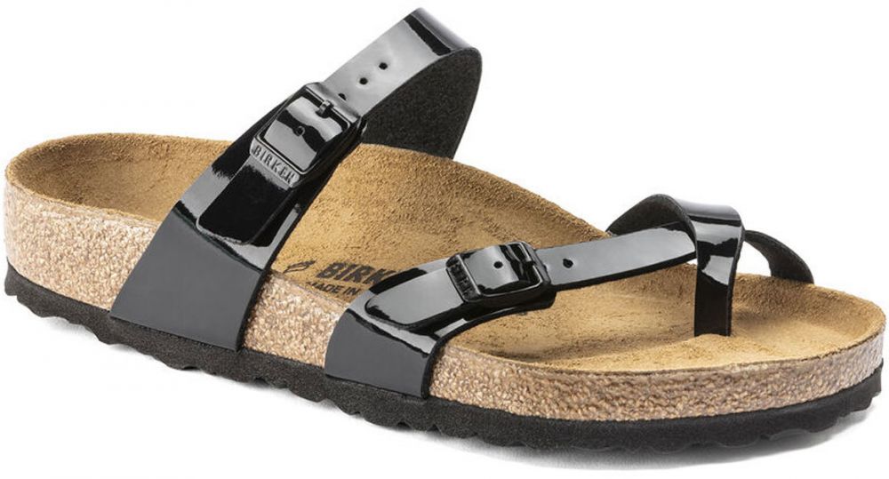 Birkenstock Mayari Birko-Flor Regular Fit Black Patent