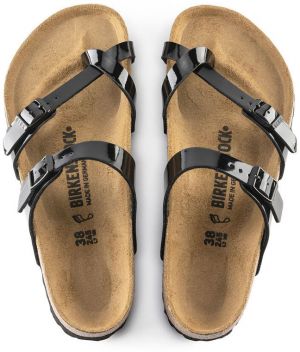 Birkenstock Mayari Birko-Flor Regular Fit Black Patent galéria