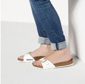 Birkenstock Madrid BS Patent White Regular Fit galéria